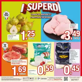 Volantino Todis Pagina 24: Mozzarella Colle Maggio €0,59, Prosciutto crudo nazionale stagionatura €1,69