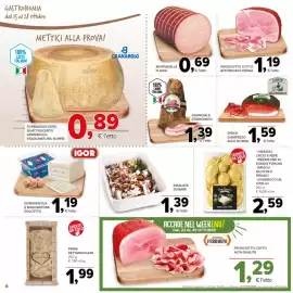 Volantino Todis Pagina 6: Insalata di mare €1,39, Mortadella Flavia €0,69