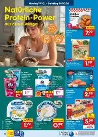 Netto Marken-Discount Prospekt Seite 12: Dr. Oetker Protein Pudding, Porridge oder Milchreis €1,99
