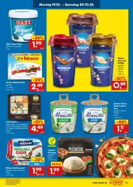 Netto Marken-Discount Prospekt Seite 13: GAZI Jogurt Natur €1,99, Ferrero Milchschnitte €2,49