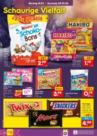 Netto Marken-Discount Prospekt Seite 24: Ferrero Kinder Schokobons €2,99, Haribo Minis €1,79