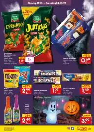 Netto Marken-Discount Prospekt Seite 25: Funny-frisch Spezialitäten oder Cornados €1,29, Magija Quarkriegel €0,69