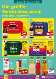 Netto Marken-Discount Prospekt Seite 28: König Pilsener €9,99, Paulaner Spezi €10,99