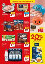 Netto Marken-Discount Prospekt Seite 47: Glitter Sugar Dumpling €2,99, Rama mit Butter XXL €1,99