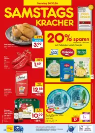 Netto Marken-Discount Prospekt Seite 60: Mais-Hähnchen €3,99, Spitz-paprika rot €1,69