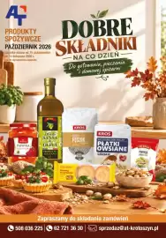 AT gazetka Strona 1: A+ PRODUKTY SPOŻYWCZE PAŹDZIERNIK 2026 Gazetka ważna od 15 października do 14 listopada 2026 r. lub do