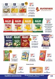 AT gazetka Strona 15: Maxi Prązynki €3,99, Maxi Chrupki €3,56