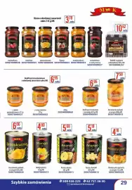 AT gazetka Strona 29: Ananas kawałki MK €5,18, Mandarynki segmenty w syropie MK €4,16