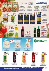 AT gazetka Strona 33: Oliwa z pestek winogron Basso €16,99, Oliwa z oliwek extra vergine Basso €14,81