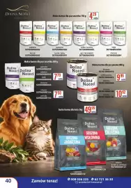 AT gazetka Strona 40: Mokra karma dla psa puszka €9,99, Mokra karma dla psa saszetka €7,79