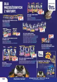 AT gazetka Strona 42: Opti Vital Mokra Karma Dla Psu €7,48, Opti Vital Sucha Karma Dla Kota €19,99