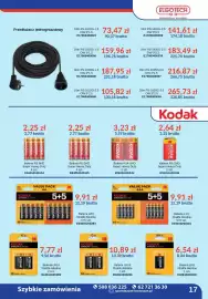 AT gazetka Strona 17: Bateria LR3 Xtralife Alkaline €9,91, Bateria LR6 Xtralife Alkaline €9,91