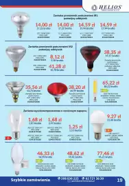 AT gazetka Strona 19: LED A60 €9,27, Żarówka promiennik podczerwieni €38,35