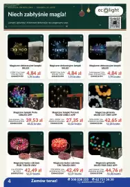 AT gazetka Strona 4: Magiczne lampki Prezent €27,35, Magiczna laska cukrowa CW 720LED 230V €42,49