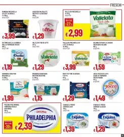Volantino Famila Superstore Pagina 11: Fior di Latte Vallelata €1,29, Vallelata Mozzarella di latte di bufala €3,99
