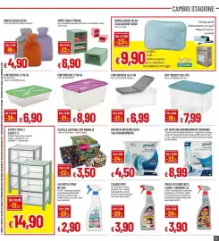 Volantino Famila Superstore Pagina 21: Contenitore litri 45 €8,90, Scatola cartone con maniglie €3,50