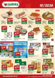 Malinka Market gazetka Strona 1: Salceson wiejski System Drod €26,99, Kiełbasa Aleksandryjska €21,99