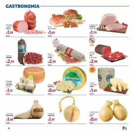 Volantino Futura Supermercati Pagina 14: Formaggio Piemontino Valgrana €1,15, Salame ungherese Levoni €2,39