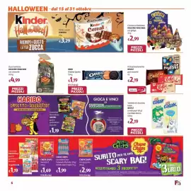 Volantino Futura Supermercati Pagina 6: Kit Kat/Lion/Smarties NESTLÉ €2,19, Ciocozucca Halloween Dolcerie Veneziane €2,99
