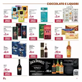 Volantino Futura Supermercati Pagina 7: Baci PERUGINA gusti assortiti €6,99, Tavolette di cioccolato nocciolato NOVI €3,49