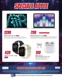 Volantino Trony Pagina 23: Apple MacBook Air 13" M5 512GB €1.299,00, Apple MacBook Neo A18 Pro €799,00