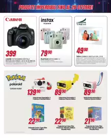 Volantino Trony Pagina 27: Trevi cornice digitale DPL 2210 €49,90, Fujifilm Instax Mini 12 €79,90