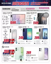 Volantino Trony Pagina 3: Galaxy A27 5G €249,00, HONOR 600 Smart 5G €269,00