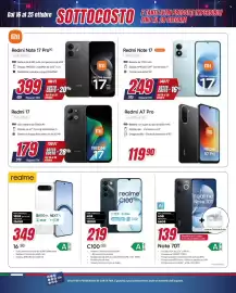 Volantino Trony Pagina 5: Redmi 17 €179,00, Realme Note 70T €139,00