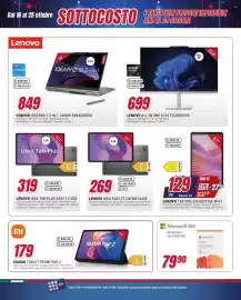 Volantino Trony Pagina 6: Lenovo Idea Tab LTE €269,00, Lenovo All in One A105 €699,00