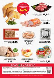 Folleto SPAR Lanzarote Página 20: Brasmar espadín bolsa €3,99, Papa especial freir €1,25