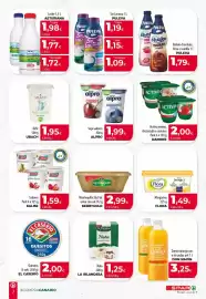 Folleto SPAR Lanzarote Página 3: Activia entero, desnatado o cereales €2,00, Don Simón zumo naranja con o sin pulpa €3,25
