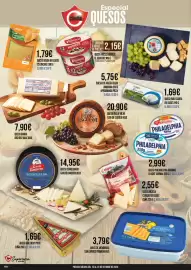 Folleto Claudio Página 4: Eliges queso gouda lonchas €1,79, San Lorenzo dulce de membrillo €3,79