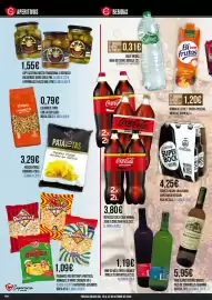 Folleto Claudio Página 8: Lupy aceituna receta tradicional o revuelto €1,55, Super Bock negra sin alcohol €4,25