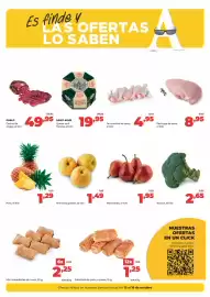 Folleto Alimerka Página 2: Pechuga de pavo €8,95, Saladitos de york y queso €1,25