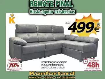 Catálogo Konfortard Página 1: Boston - chaiselongue reversible €499,95