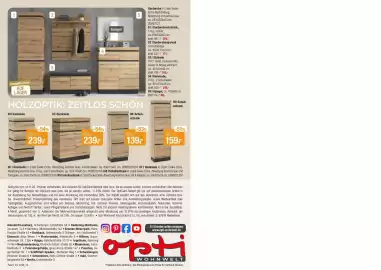 Opti Wohnwelt Prospekt Seite 12: 07 | Kommode €239,00, 08 | Schuh-schrank €139,00