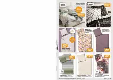 Opti Wohnwelt Prospekt Seite 19: Luxus-Satin Bettwäsche €39,99, Renforce Bettwäsche €49,99