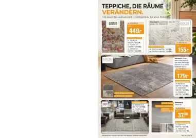 Opti Wohnwelt Prospekt Seite 25: Designteppich GOLZE €155,00