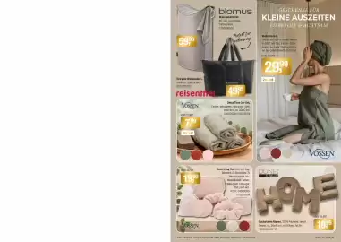 Opti Wohnwelt Prospekt Seite 31: DONE. Buchstaben Kissen €19,99, Beauty Bag-Set VOSSEN €19,99