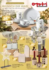 Opti Wohnwelt Prospekt Seite 32: Kaffeeservice 18-tlg. €34,99, Dekoobjekt LED Haus €9,99