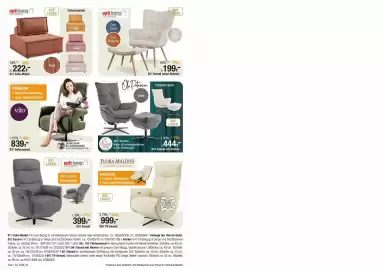 Opti Wohnwelt Prospekt Seite 4: Vito Relaxsessel €839,00, Ole Peterson Sessel mit Hocker €444,00