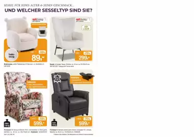 Opti Wohnwelt Prospekt Seite 6: TV-Sessel mit Bezug in Blumen-Print €599,00, Opti living Kindersessel €89,00