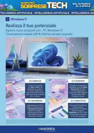 Volantino Euronics Pagina 6: DAEURONICS SORPRESE TECH DAL 21 MARZO AL 3 APRILE TELLIGENZA ARTIFICIALE ⚫ INTELLIGENZA