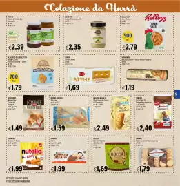 Volantino Hurrà Pagina 5: Treccine classiche Le Buone Novelle €1,59, Biscotti Ripieni alla Nocciola Boccia €1,69