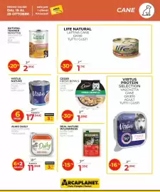 Volantino Arcaplanet Pagina 17: Cesar Fresh Bowls €1,09, Life dog natural €1,11