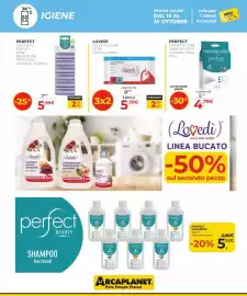 Volantino Arcaplanet Pagina 28: Salviette cane Lovedì €5,98, Perfect sacchetti igienici cane €5,99