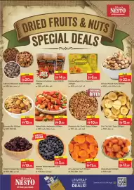 Nesto catalogue Page 14: Alubukhara €12,99, Dry Apricot Soft €11,99
