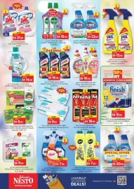 Nesto catalogue Page 22: Clorox Kitchen Cleaner + Toilet Cleaner €20,99, Finish Power Ball Quantum Lemon 12's €9,99