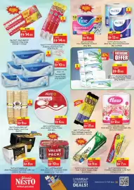 Nesto catalogue Page 25: Everfine Disposable Sufra Roll €7,99, Arax Freezer Zipper Bags €5,99