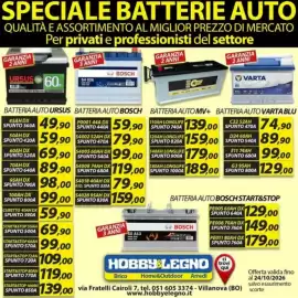 Volantino Hobby e Legno Pagina 1